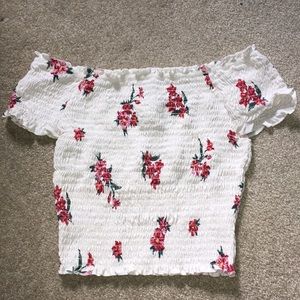 Off the shoulder crop top from Rue 21